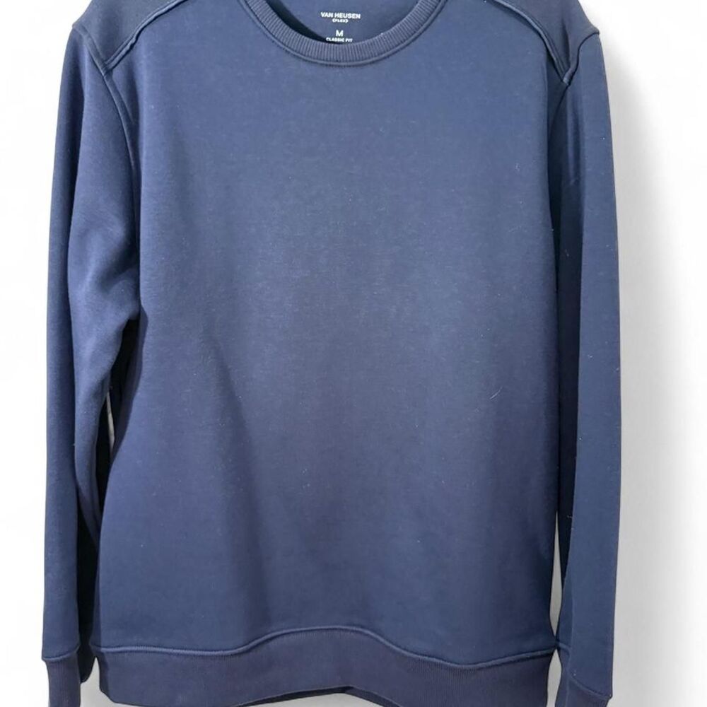 Van-heusen Men's Navy and Blue Sweatshirt